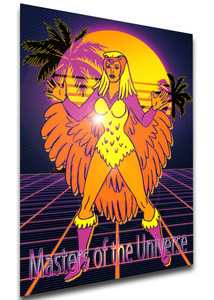 Poster Vaporwave Heat - Masters of the Universe - Sorceress - LL1850 Poster Vaporwave Heat - Masters of the Universe - Sorceress - LL1850