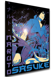 Poster Japanese Style - Naruto - Sasuke Uchiha Poster Japanese Style - Naruto - Sasuke Uchiha