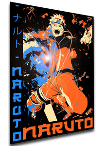 Poster Japanese Style - Naruto - Naruto Uzumaki Poster Japanese Style - Naruto - Naruto Uzumaki