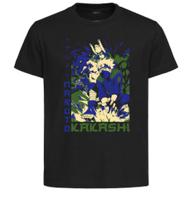 T-Shirt Unisex Black Japanese Style - Naruto - Kakashi Hatake T-Shirt Unisex Black Japanese Style - Naruto - Kakashi Hatake