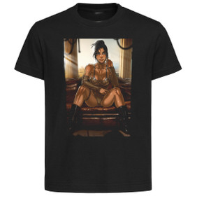 T-Shirt Black Grey White - Ganassa Cyberpunk - Panam Palmer T-Shirt Black Grey White - Ganassa Cyberpunk - Panam Palmer