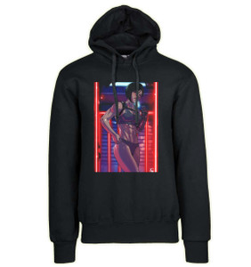 Hoodie Unisex Black Grey Ganassa Rainbow Six - Aruni Hoodie Unisex Black Grey Ganassa Rainbow Six - Aruni