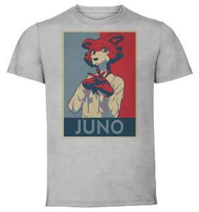 T-Shirt Unisex Grey Propaganda - Beastars - Juno - SA0774 T-Shirt Unisex Grey Propaganda - Beastars - Juno - SA0774