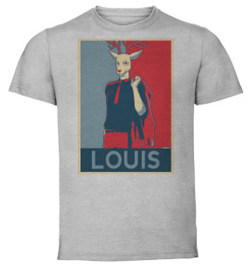 T-Shirt Unisex Grey Propaganda - Beastars - Louis - SA0775 T-Shirt Unisex Grey Propaganda - Beastars - Louis - SA0775