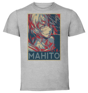 T-Shirt Unisex Grey Propaganda - Jujutsu Kaisen - Mahito Variant 01 SA0676
