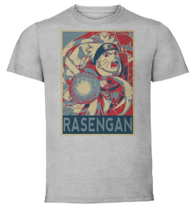 T-Shirt Unisex Grey Propaganda - Naruto - Rasengan Naruto Uzumaki SA0758 T-Shirt Unisex Grey Propaganda - Naruto - Rasengan Naruto Uzumaki SA0758