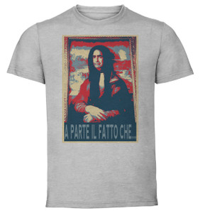 T-Shirt Unisex Grey Propaganda Meme - LOL - Elio Gioconda SA0818