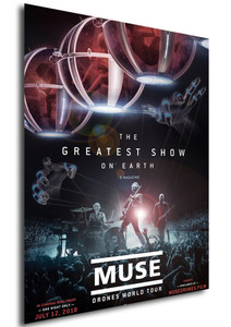 Poster - Locandina - Muse - Drones world tour
