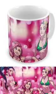 Tazza Mug - Ganassa LOL KDA Bubble Bath A Tazza Mug - Ganassa LOL KDA Bubble Bath A