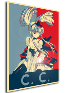 Poster Propaganda Code Geass Lelouch C C Propaganda World Poster Propaganda Code Geass Lelouch C C Propaganda World