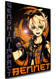 Poster Japanese Style - Genshin Impact - Bennet Poster Japanese Style - Genshin Impact - Bennet