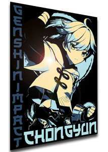 Poster Japanese Style - Genshin Impact - Chongyun Poster Japanese Style - Genshin Impact - Chongyun
