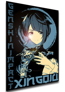 Poster Japanese Style - Genshin Impact - Xingqiu Poster Japanese Style - Genshin Impact - Xingqiu