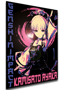 Poster Japanese Style - Genshin Impact - Kamisato Ayaka Poster Japanese Style - Genshin Impact - Kamisato Ayaka