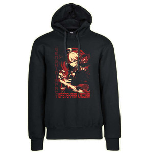 Hoodie Unisex Black Japanese Style - Genshin Impact - Kaedehara Kazuha
