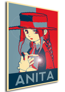 Poster - Propaganda - Pixel Art -  Darkstalkers - Anita C