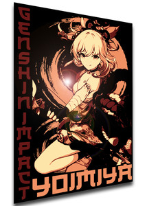 Poster Japanese Style - Genshin Impact - Yoimiya Poster Japanese Style - Genshin Impact - Yoimiya