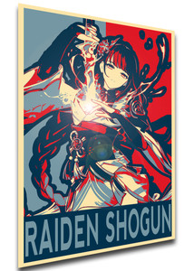 Poster Propaganda - Genshin Impact - Raiden Shogun SA0860 Poster Propaganda - Genshin Impact - Raiden Shogun SA0860
