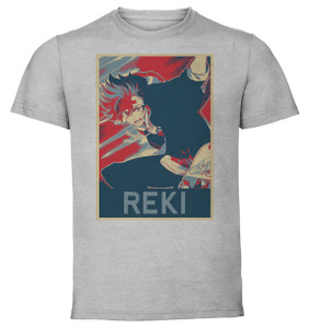 T-Shirt Unisex Grey Propaganda - Sk8 the Infinity - Reki SA0850 T-Shirt Unisex Grey Propaganda - Sk8 the Infinity - Reki SA0850