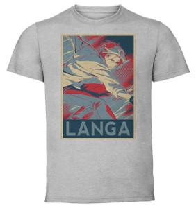 T-Shirt Unisex Grey Propaganda - Sk8 the Infinity - Langa SA0851 T-Shirt Unisex Grey Propaganda - Sk8 the Infinity - Langa SA0851