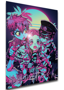 Poster Vaporwave Style - Toilet Bound Hanako Kun - Characters SA0899 Poster Vaporwave Style - Toilet Bound Hanako Kun - Characters SA0899