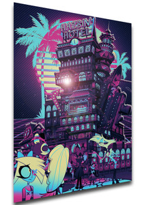 Poster Vaporwave Style - Hazbin Hotel - Characters SA0898 Poster Vaporwave Style - Hazbin Hotel - Characters SA0898