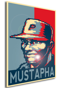 Poster - Propaganda - Pixel Art - Cadillac and Dinosaurs - Mustapha B Poster - Propaganda - Pixel Art - Cadillac and Dinosaurs - Mustapha B