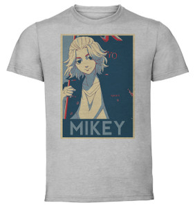 T-Shirt Unisex Grey Propaganda - Tokyo Revengers - Mikey Manjiro Sano SA0885