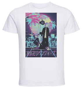 T-Shirt Unisex White Vaporwave Style - Tokyo Revengers - Characters SA0897