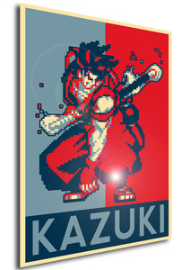 Poster - Propaganda - Pixel Art - Samurai Shodown - Kazuki Poster - Propaganda - Pixel Art - Samurai Shodown - Kazuki