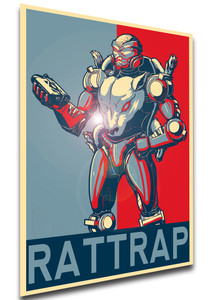 Poster - LL0508 - Propaganda - Transformers Beast Wars - Rattrap Poster - LL0508 - Propaganda - Transformers Beast Wars - Rattrap