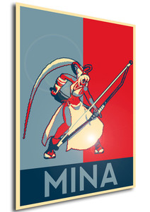 Poster - Propaganda - Pixel Art - Samurai Shodown - Mina