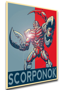 Poster - LL0513 - Propaganda - Transformers Beast Wars - Scorponok