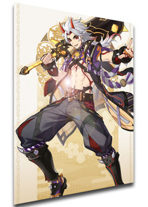 Poster Videogame - Genshin Impact - Arataki Itto Poster Videogame - Genshin Impact - Arataki Itto