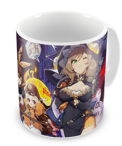 Tazza Mug - Videogame - Genshin Impact - Halloween Amber Klee Lisa