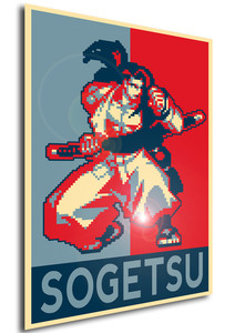 Poster - Propaganda - Pixel Art - Samurai Shodown - Sogetsu