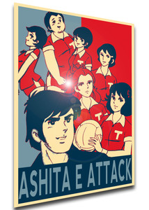 Poster Propaganda - Ashita e Attack - Mimi e la nazionale di pallavolo - Characters FA0190 Poster Propaganda - Ashita e Attack - Mimi e la nazionale di pallavolo - Characters FA0190