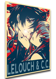Poster Propaganda - Code Geass - Lelouch & CC Variant 01 SA0896