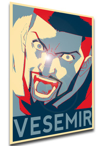 Poster Propaganda - The witcher nightmare of the wolf - Vesemir FA0164 Poster Propaganda - The witcher nightmare of the wolf - Vesemir FA0164