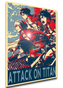 Poster Propaganda - Attack on Titan - Characters Variant 01 SA0925