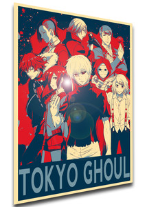 Poster Propaganda - Tokyo Ghoul - Characters Variant 01 SA0930 Poster Propaganda - Tokyo Ghoul - Characters Variant 01 SA0930