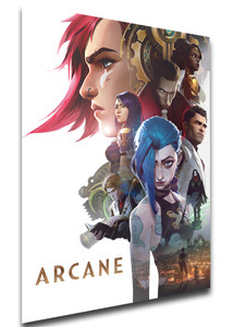 Poster Locandina - Serie Tv - Arcane LoL Variant 01