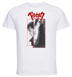 T-Shirt Unisex White - Manga Style - Berserk