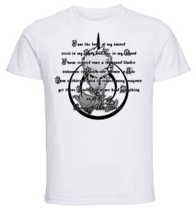 T-Shirt Unisex White - Fate Stay Night - Emiya Archer - Unlimited Blade Works