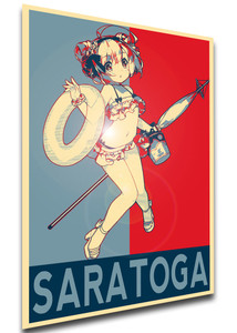 Poster - Propaganda - Azur Lane - Saratoga Hibiscus Ocean Holidays