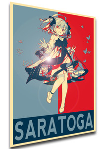 Poster - Propaganda - Azur Lane - Saratoga Hibiscus Scented Idol Poster - Propaganda - Azur Lane - Saratoga Hibiscus Scented Idol