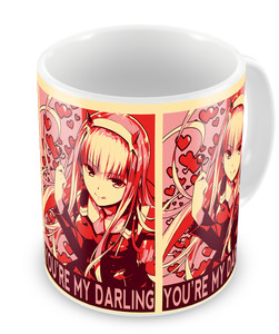 Tazza Mug - Propaganda Valentine's Day - Darling in the Franxx - Zero Two - You're my darling Tazza Mug - Propaganda Valentine's Day - Darling in the Franxx - Zero Two - You're my darling
