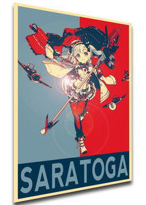 Poster - Propaganda - Azur Lane - Saratoga Retrofit