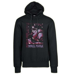 Hoodie Unisex Black Japanese Style - One Piece - Drakul Mihawk SA0956 Hoodie Unisex Black Japanese Style - One Piece - Drakul Mihawk SA0956