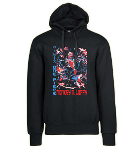 Hoodie Unisex Black Japanese Style - One Piece - Monkey D Luffy SA0948 Hoodie Unisex Black Japanese Style - One Piece - Monkey D Luffy SA0948